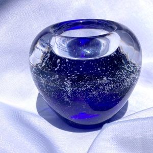 Royal Limited Crystal Polish Cobalt Blue Votive
